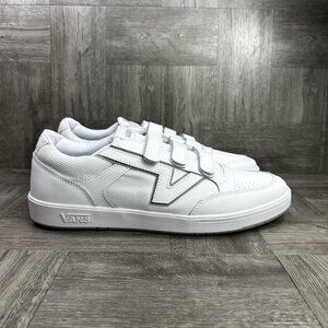 Vans Lowland Mens size 13 ComfyCush V Sport True White Laceless Shoes